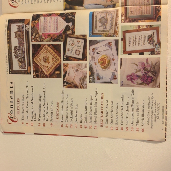 Just CrossStitch Magazine April 1998 - Picture 3 of 16